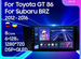 Штатная магнитола teyes CC3 Toyota GT86/Subaru BRZ