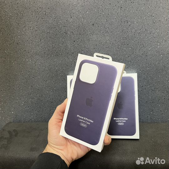 Чехол на iPhone 14 Pro Max, Кожа (Оригинал)