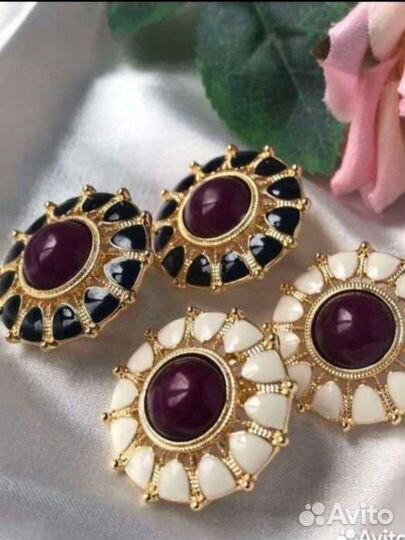 Красивые серьги Kenneth Jay Lane Винтаж