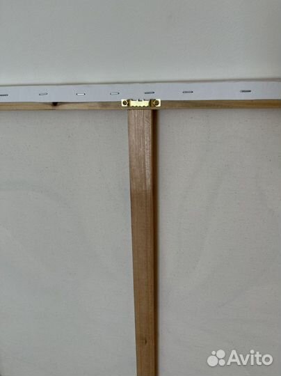 Большая картина на холсте с поталью, 60х70 см