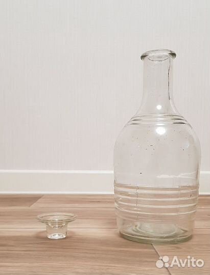 Графин стеклянный ссср, 1 штука, б/у