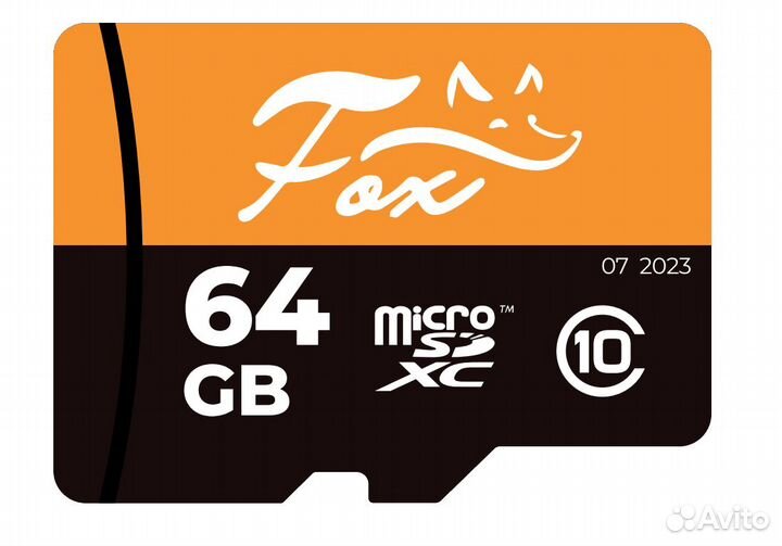 Fox Флеш карта microsdxc 64Gb Class 10 U3