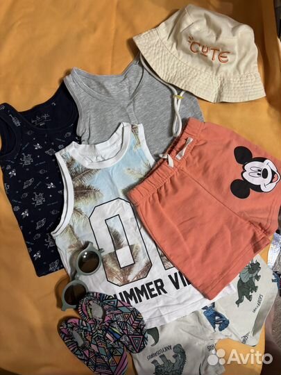 Детские вещи пакетом на мальчика 80 86