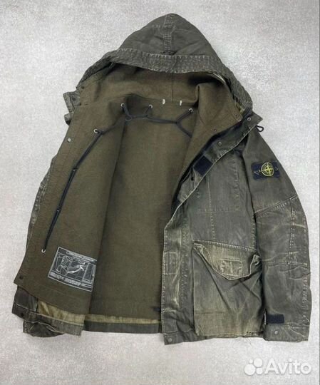 Stone island vintage archive military jacket