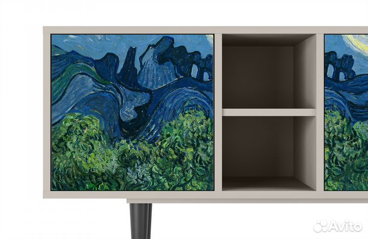 Тв-тумба T5 - Сатин - The Oil Trees