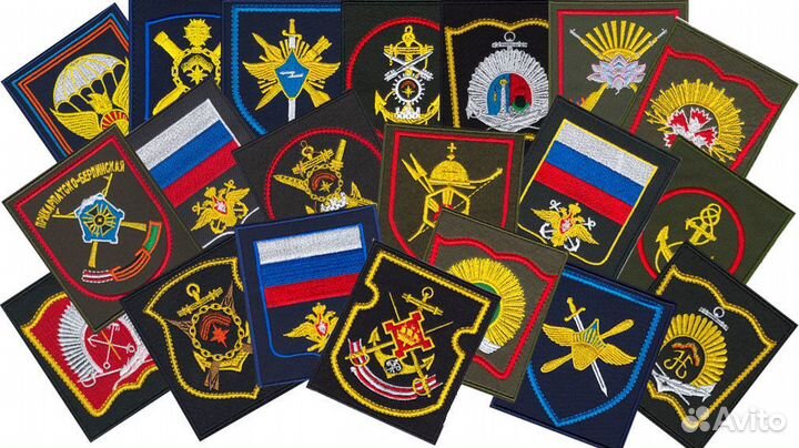 Машинная вышивка. Изготовление шевронов, нашивок