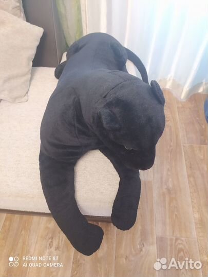 Большая мягкая игрушка пантера