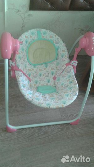 Детские электронные качели для новорожденных