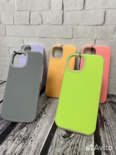 Чехол на iPhone Silicone(силиконовый)