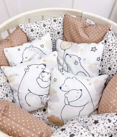 Детская кроватка трансформер с маятником