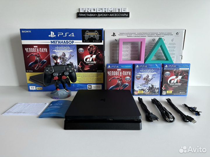 Sony PS4 slim 1TB отличное состояние гарантия