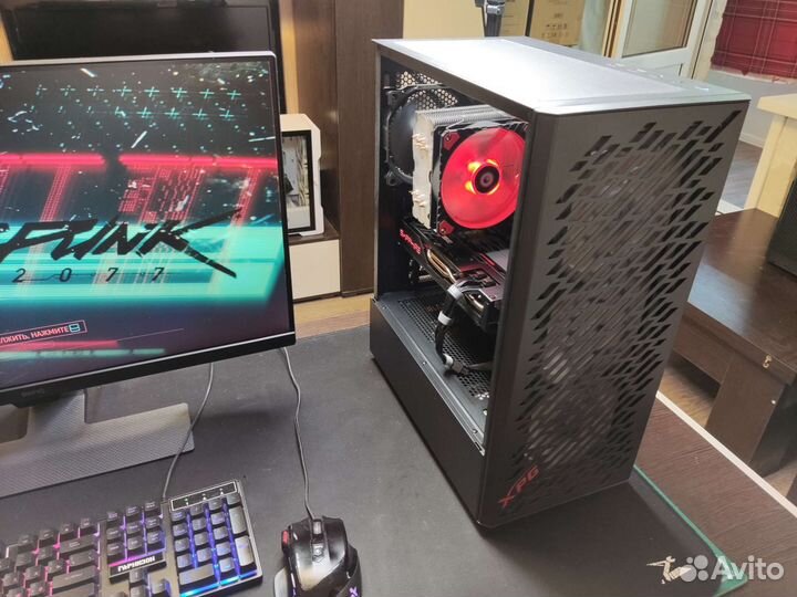 Игровой комп Ryzen5 3600+ RX5700XT+ 2X8Gb+SSD+HDD