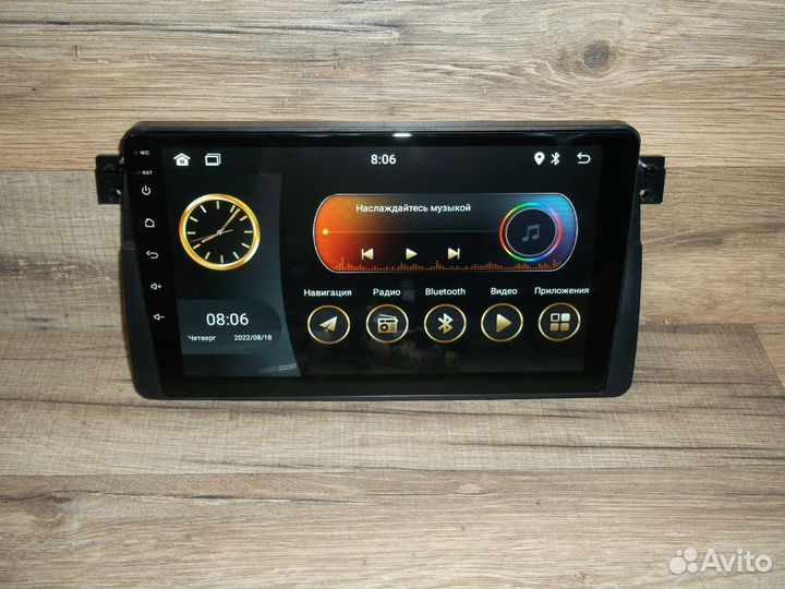 Магнитола BMW E46 Android GPS Bluetooth WiFi