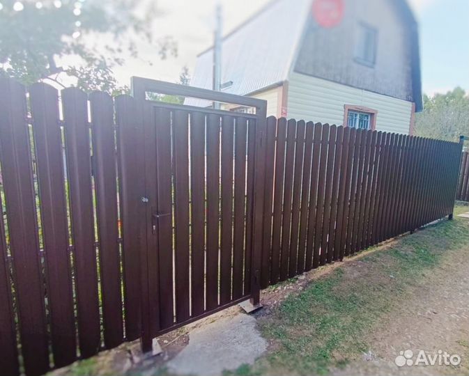 Ворота с калиткой