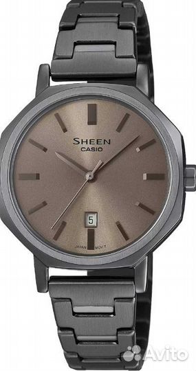 Casio Sheen SHE-4554GY-5A сапфировое стекло