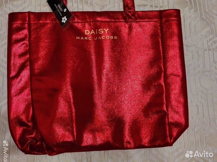 Сумка Marc Jacobs tote шоппер daisy красная