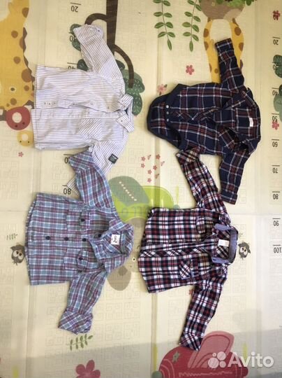 Рубашки на мальчика 62-80