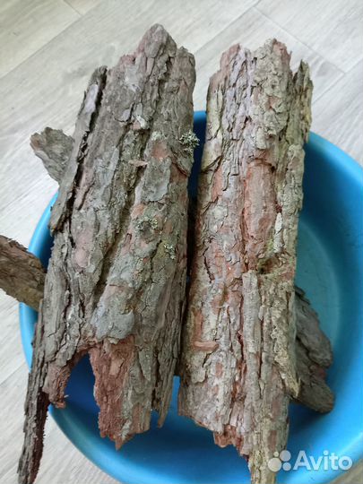 Кора пласт, сфагнум для интерьера