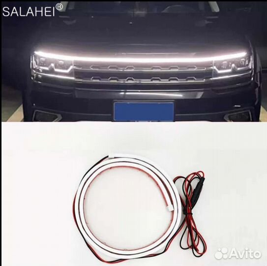 Светодиодная лента под капот