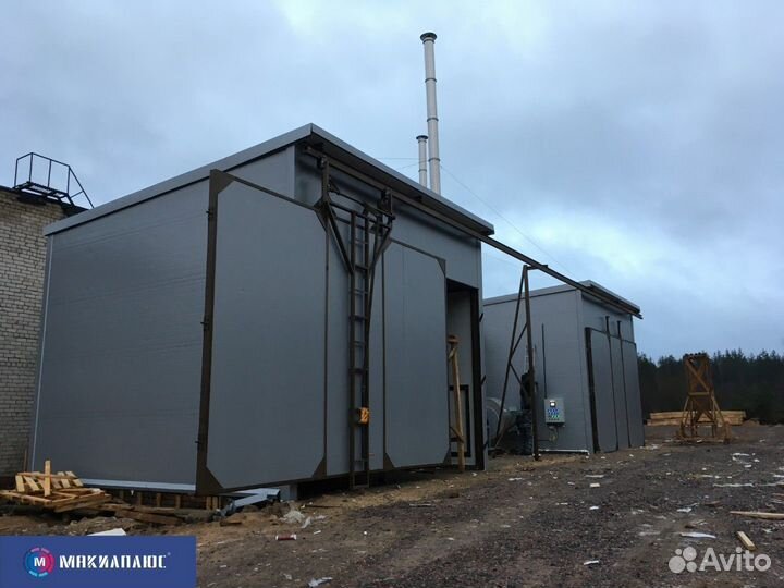 Сушильная камера для пиломатериалов скд - 25 м3