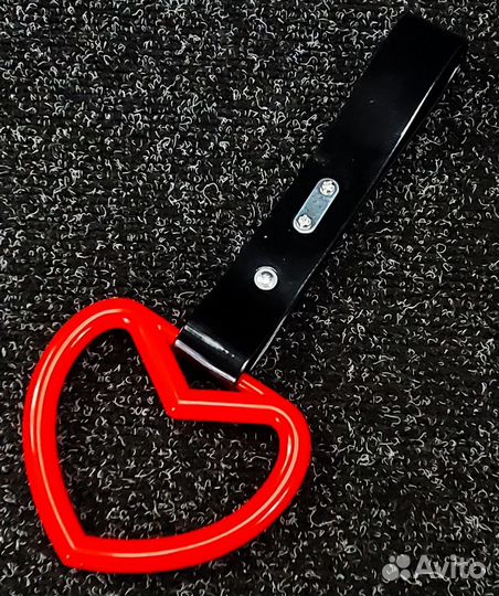 Цурикава Сердце черный ремешок (Красный)