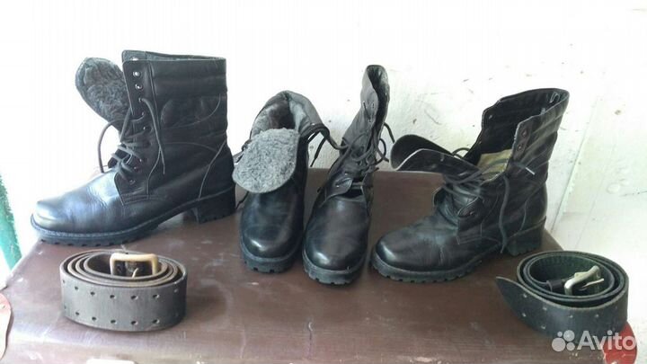 Ботинки армейские,ремни
