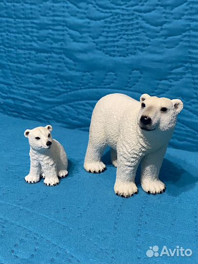 Игрушки schleich белые медведи