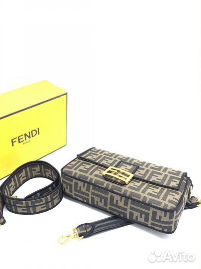 Сумка fendi baguette ткань