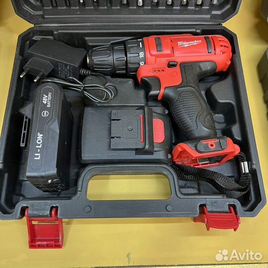 Дрель шуруповерт Milwaukee 48V