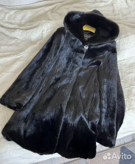Шуба норковая черный бриллиант 44-50