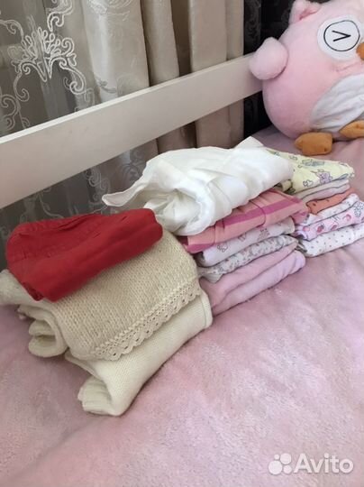 Одежда пакетом для девочки 68 74 80