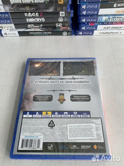 Bloodborne ps4 диск в пленке