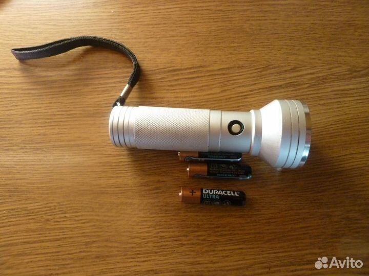 Фонарь 32 LED светодиодный алюминиевый AAA