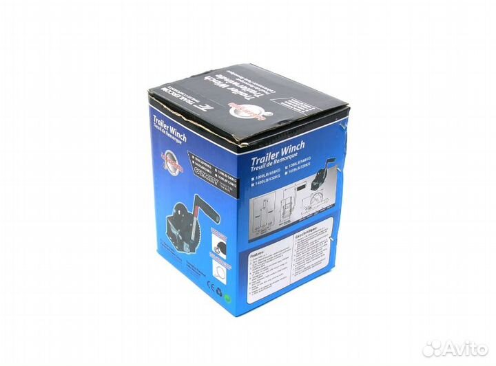 Лебедка для прицепа 540кг trailercom W1200D (фал