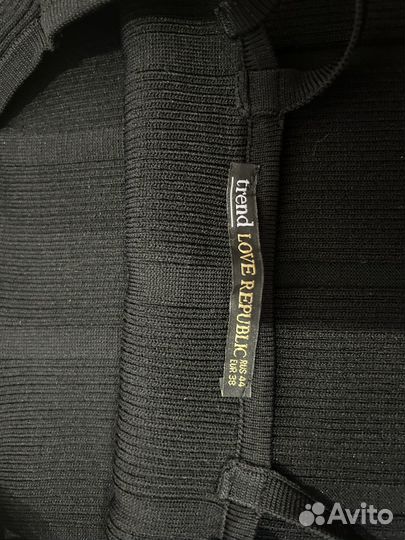 Чёрная вечернее платье