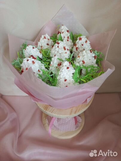 Сладкие букеты из зефира