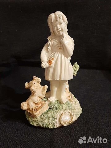 Статуэтка Девочка с собачкой, СССР