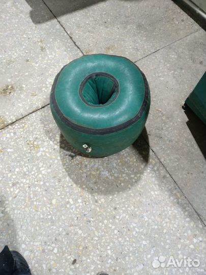 Пуфы + подушки по 2 шт пвх надувные