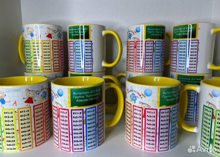 Печать на кружках подарки на выпускной