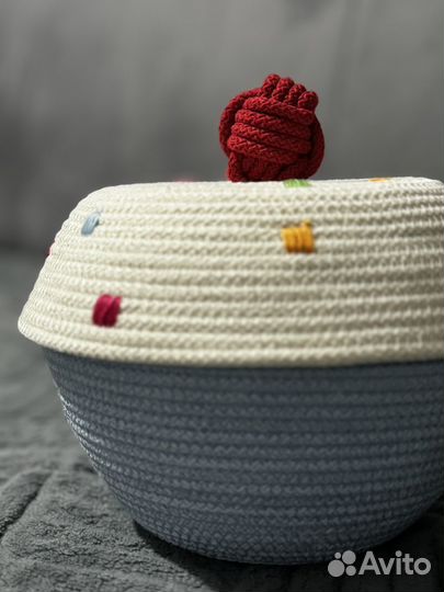 Корзинка для хранения резинок и заколок