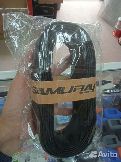 Универсальная резиновая губа Самурай на бампер