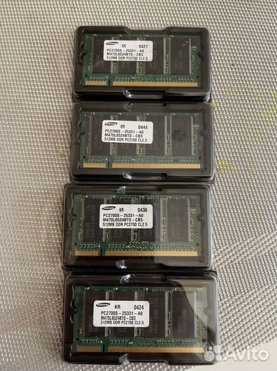 Оперативная память Samsung для ноутбука