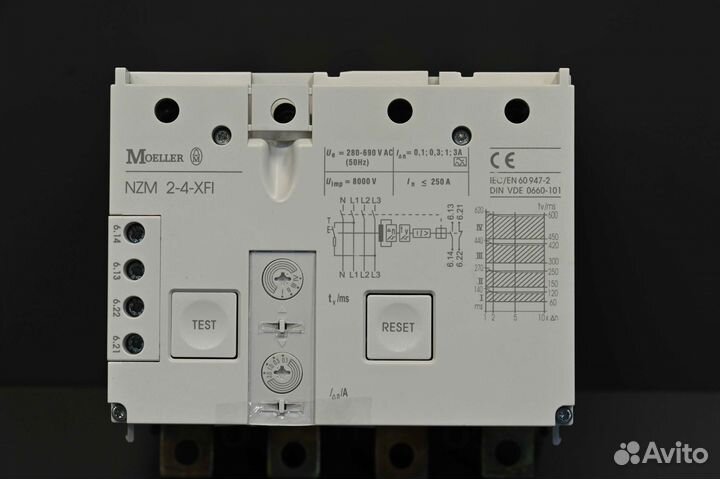 Moeller Eaton NZM2-4-XFI 292344 4П новый, 1 шт