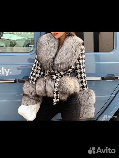 Палто чернобурка