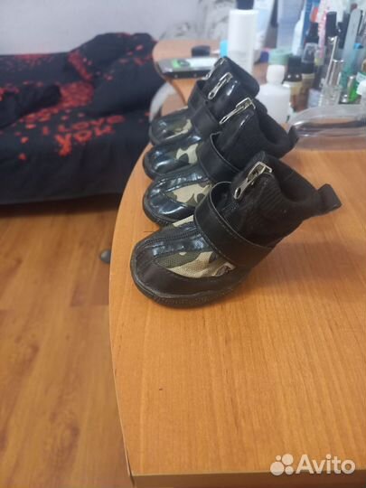 Сапожки демисезонные для собак