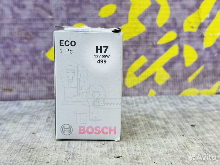 Лампа галогеновая H7 Bosch ECO