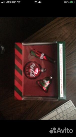 Ёлочные игрушки кока-кола