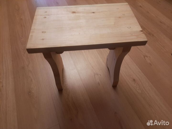 Табурет для бани из дерева Hand Made