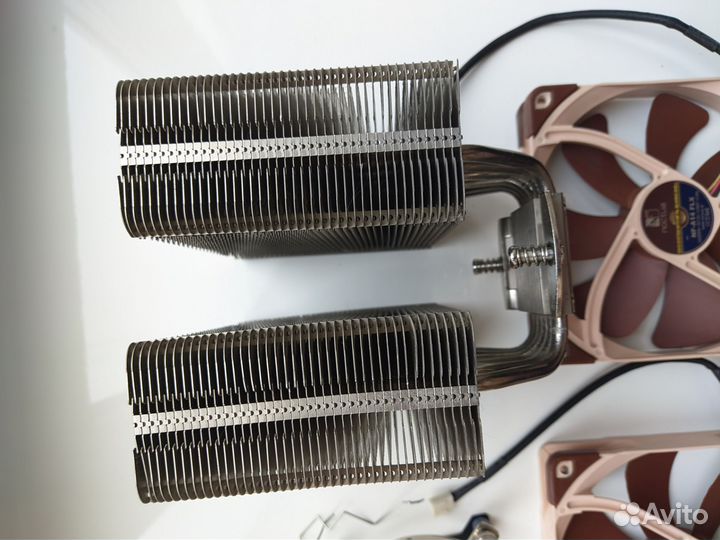 Noctua NH-D14 с 2 NF-A14 FLX + крепеж 1700 сокета