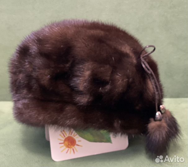 Шапка беретка женская норка